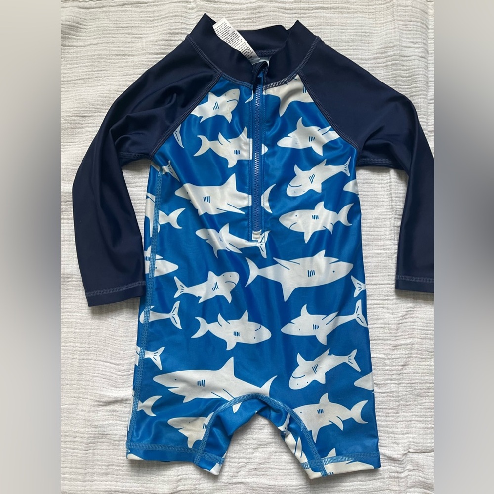 Baby/Toddler Long Sleeve Swim Suits set - Picture 2 of 7